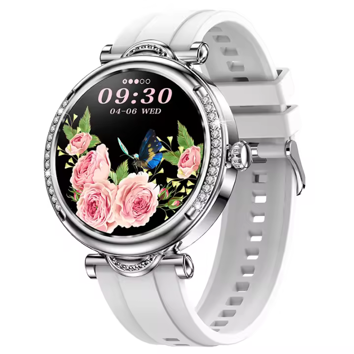 2024 Reloj inteligente SANLEPUS para mujer, reloj inteligente deportivo de 1,2 pulgadas con 100 deportes, recepción de llamadas, podómetro y medidor de pulso, IP67 - 1