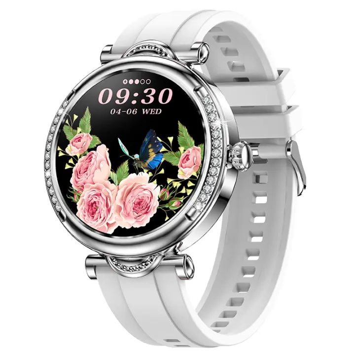 2024 Reloj inteligente SANLEPUS para mujer, reloj inteligente deportivo de 1,2 pulgadas con 100 deportes, recepción de llamadas, podómetro y medidor de pulso, IP67 - 1