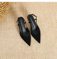 Zapatos de tacón de aguja con espalda hueca y punta de bolso de boca baja de nuevo estilo - details 26