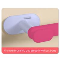 Estante de almacenamiento retráctil para cuerda para el cabello, soporte de papel higiénico montado en la pared sin perforaciones, ahorra espacio, collar de dopamina, soporte para pulsera, 2 uds. - details 10