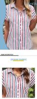 Camisa de moda para mujer regordeta elegante elegante de verano de talla grande - details 0