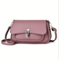 Nuevo bolso de mujer con patrón de lichi de color sólido de moda en 2025, bolso de mano de lujo de alta gama. - details 0