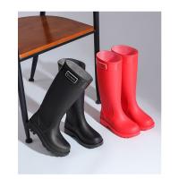 Botas de Lluvia de Tacón Alto Impermeables Zapatos de Invierno Cálido para Mujeres con Boca Ancho - details 8
