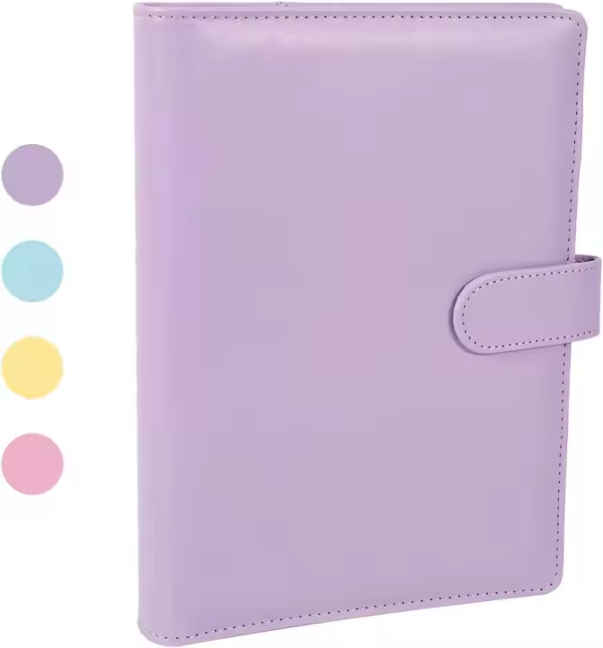 Carpeta de Anillos de Cuero PU A5 con Cubierta Refillable Ideal para Uso al Aire Libre y en Interiores Carpeta de Notas de Negocios y de Reuniones - 1