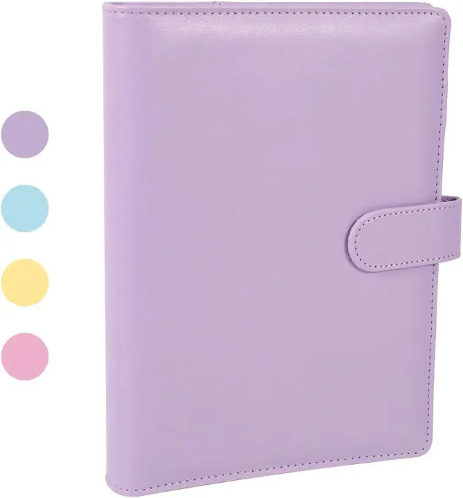 Carpeta de Anillos de Cuero PU A5 con Cubierta Refillable Ideal para Uso al Aire Libre y en Interiores Carpeta de Notas de Negocios y de Reuniones - 1