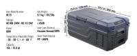 SucceBuy Refrigerador para automóvil, refrigerador portátil con reposabrazos para automóvil de 12 voltios, congelador de zona única de 15 L, -4 ℉ -68 ℉   Enfriador de compresor ajustable, 12/24 V CC y 100-240 V CA para aventuras al aire libre y acampadas - details 6