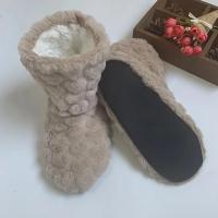 Zapatillas de invierno para mujer, zapatos de invierno, calcetines de suelo para parejas, zapatillas de tubo alto antideslizantes de terciopelo grueso para baile interior para adultos - details 6