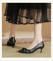 Temperamento tacones delgados tacones altos de las mujeres 2025 nueva falda desnuda hada suave cuero suave hermosa dama de honor zapatos. - details 18