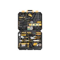 Herramientas Completa con Destornillador Electrico/Taladro con bateria de 8V, Maletin de 126 Piezas, Caja profesional de herramientas Domésticas de Bricolaje para Oficinas y Jardín, Gris - details 12