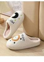 Casa Luna Reloj Pareja Interior Caliente Zapatillas - details 12