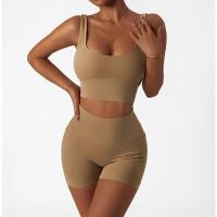 Sujetador deportivo cómodo y agradable para la piel con almohadilla para el pecho, camiseta sin mangas para mujer, gimnasio, Fitness, correr, Yoga, chaleco elástico, ropa interior para mujer - details 20