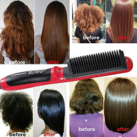 NEW Hair Straightener Men Beard Comb Ceramic Hair Comb Straighteners Brush for Men - details 3