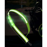 Reflective Sash for Walking at Night, High Visibility Reflective Running Gear with 2 Pcs Reflective Armbands - details 5
