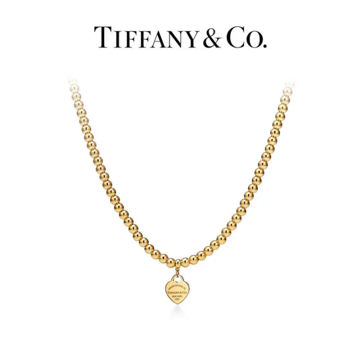 ΤΙΦΑΝΗ ™ Collar con cuentas Return to Heart en oro amarillo y rosa - 1