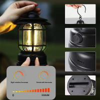 Lámpara LED Impermeable para acampar, luz regulable continua con gancho, recargable por USB - details 1