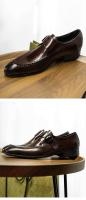 Zapatos de vestir Oxford de diseño clásico italiano de alta gama para hombre, zapatos originales de cuero genuino hechos a mano, cómodos para otoño - details 7
