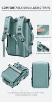 Mochila de viaje de gran capacidad para mujer, bolsa de equipaje multifuncional ultraligera, bandolera de mano, mochila de viaje para hombre - details 28