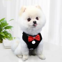 Collares para perros con lazo elegante, corbata, cuerda de tracción, arnés navideño para mascotas para perros pequeños y medianos, correa para el pecho para gatos, accesorios para perros, regalos - details 17