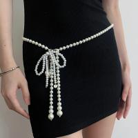 Cadena cintura perlas delicada para mujer, vestido fiesta graduación, falda, cinturón fino, brillante, llamativo, - details 3