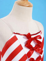 Vestido de baile de tutú de ballet a rayas de caña de caramelo para niños y niñas, disfraz de baile de patinaje artístico de Navidad para carnaval, fiesta temática de cosplay - details 8