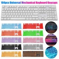 Teclado nical 104 Doubleshot ABS barra espaciadora teclas en blanco para Cherry MX PC ordenador de escritorio interruptores de tapa de llave - details 0