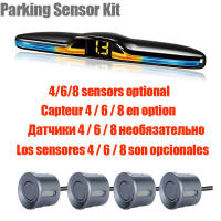 Kit de Sensor de estacionamiento de Radar múltiple, sistema de pantalla LED Parktronic, asistente de Detector de Monitor de respaldo, Sensor de Radar 4/6/8 - details 8