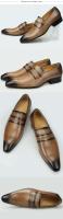 Zapatos de cuero informales para hombre, cómodos y hechos a mano, para fiesta y oficina, nueva marca de lujo - details 4
