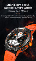 2025 Nuevo Modelo Reloj inteligente Militar Multifuncional Para Hombres Y Mujeres Pantalla AMOLED De 1,53 Pulgadas Equipada Con llamada De Linterna LED Asistente De Voz 100 + Modo  Deportivo Asistente De Salud Brújula  Lmpermeable Batería De 500Ma - details 1