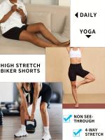 Pantalones Cortos De Ciclista De Cintura Alta Para Mujeres, Súper Suaves Y No Transparentes Para Hacer Ejercicio, Correr Y Practicar Yoga, Ropa Deportiva Para Mujeres - details 14