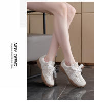 Nuevos Zapatos Casuales De Encaje Para Mujer, Zapatos De Tablero Transpirables De Malla - details 17