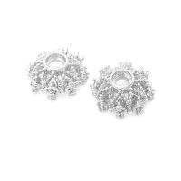 Cuentas de Flor de Latón Dorado 18K Joyería de Alta Calidad para Collar Pulseras - details 8