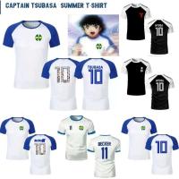 Tsubasa Animated Jersey Camiseta de talla grande con estampado 3D para hombre y mujer, deporte, manga corta transpirable de secado rápido - details 1