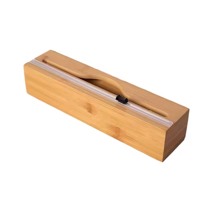 Dispensador de envoltorios, papel de aluminio y papel encerado, dispensador de almacenamiento con cortador deslizante y etiquetas para cajón de cocina, 1 rejilla - 1