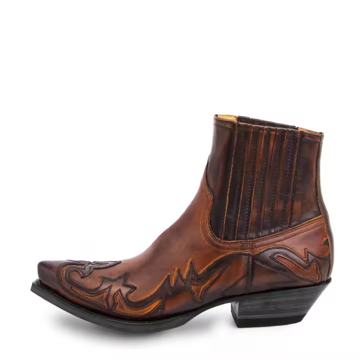 Zapatos Martin pintados a mano para hombre y mujer, botas vaqueras occidentales, estilo unisex, talla china - 1