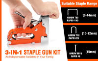 Pistola de Clavos Manual ValueMax 3-en-1 para Carpintería y Bricolaje en Casa 3000 Clavos - details 3