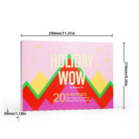 Calendario de Cuento de Navidad Kits de Maquillaje con Esponja de Labios, Sombra de Ojos Brillante, Rostro Ideal para Principiantes y Profesionales - details 3