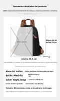 Mochila para mujer, nueva mochila de verano de gran capacidad para mujer, mochila ligera de tela Oxford, estudiante universitario femenino, antisalpicaduras de agua - details 5