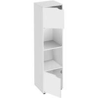 Estantería de Madera, Librería con Puerta y Compartimentos Abiertos, Mueble almacenaje, Organizador,en Color Natural de 119x29x59 cm para Estudio,Dormitorio,Salón, Oficina y Biblioteca - details 10