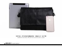 2025 nuevas de cuero bolso cruzado para hombres bolsos de trabajo Casual hombre bolso de mensajero negro bolso de hombre bolso de hombro de negocios Sling Pack - details 3