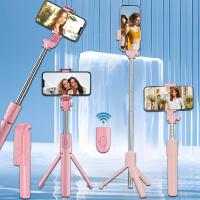 Nuevo Soporte de Piso para Teléfono Móvil de Tiro de Selfie, Soporte Universal para Selfie de Viaje Conveniente con Rotación de 360 ​​Grados, Trípode de Cámara Panorámica Antivibración Inalámbrico para Transmisión en Vivo al Aire Libre - details 4