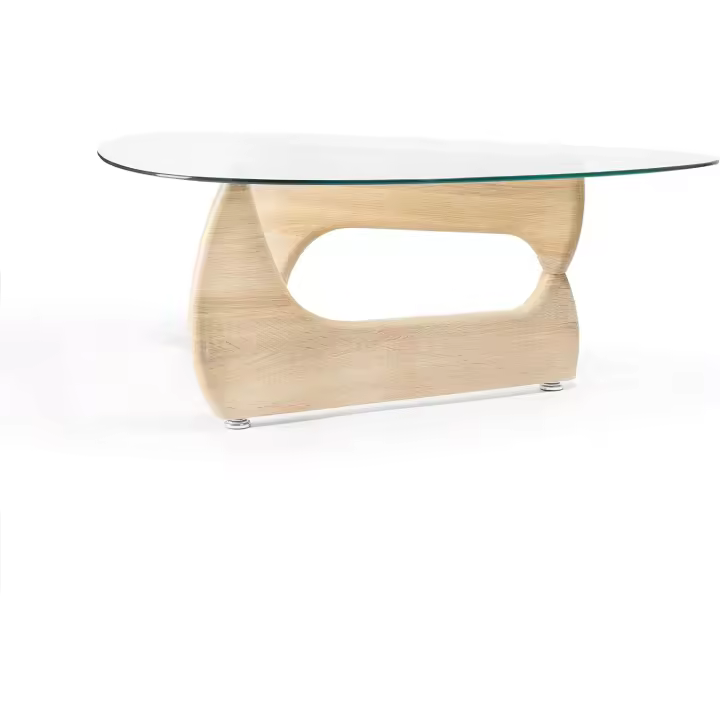 Mesa de Coffee de Cristal Templado 110 cm de Largo, 70 cm de Ancho, 40 cm de Altura - 1
