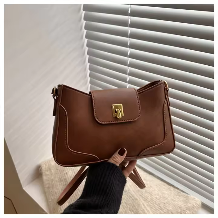 Maillard-Bolso de mano retro para mujer, nueva moda, bolso de mano de gran capacidad, para hombro y axila, 2025 - 1