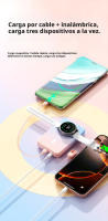 Cargador Inalámbrico Magnético Ultrafino, Batería Externa de 10000 mAh con Carga Rápida Magsafe para Teléfonos y Relojes - details 6