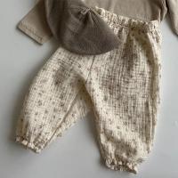 Pantalones de Verano para Bebé Organicos Estampado de Tigre Oso Floral - details 16