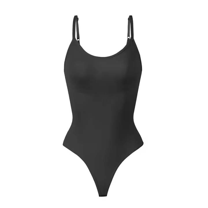 Body moldeador de abdomen sin costuras para mujer, faja colombiana con tanga, ropa interior adelgazante. - 1