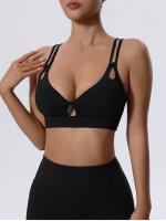 Conjunto de Yoga de Cintura Alta con Sujetador Deportivo Acolchado Ropa de Entrenamiento de Exteriores Impermeable para Mujeres Hecho en China - details 2