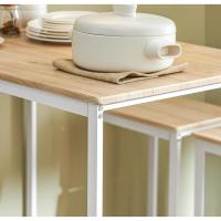 OGT15-WN Conjunto Mesa Alta de Bar y 4 Taburetes Muebles Bar Comedor ES (OGT15-WN) - details 4