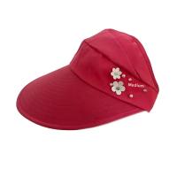 Gorra de Sol de Verano para Mujer Sombrero de Playa con Borla Ancha Gorra de Béisbol con Visera de Flor Protección Solar Casual de Viaje - details 6