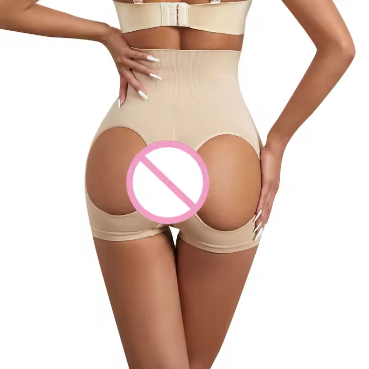Fajas moldeadoras de abdomen, levanta glúteos, bragas para mujer con ganchos, cintura alta, moldeador de cuerpo, levanta glúteos, ropa interior push up. - 1