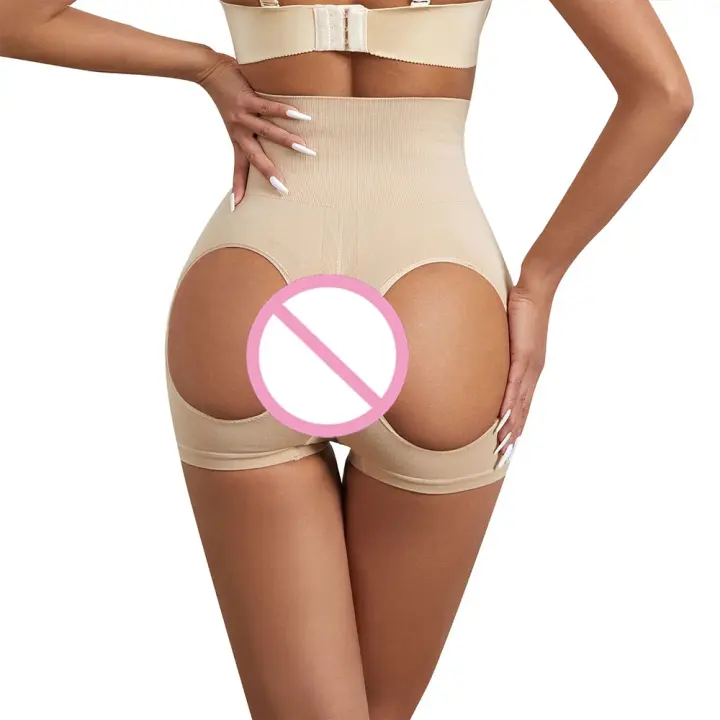 Fajas moldeadoras de abdomen, levanta glúteos, bragas para mujer con ganchos, cintura alta, moldeador de cuerpo, levanta glúteos, ropa interior push up. - 1